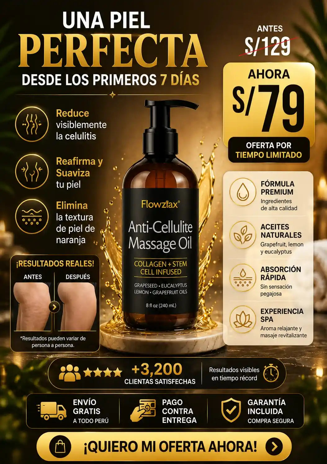 ACEITE DE MASAJE ANTICELULITIS