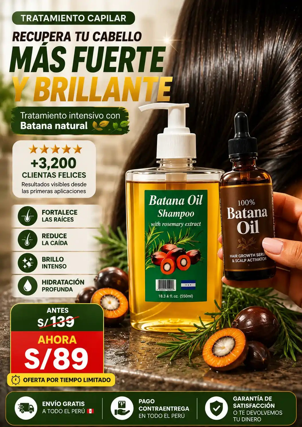 PACK SHAMPO Y ACEITE BATANA
